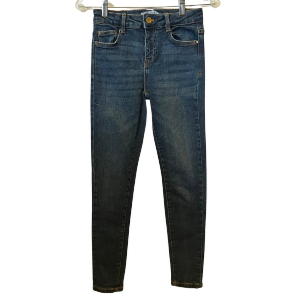 Zara Women’s Skinny Dark Denim Jeans pants